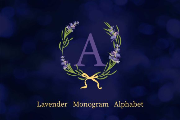 Alphabet Lavender Wreath Monogram Review for Real Projects