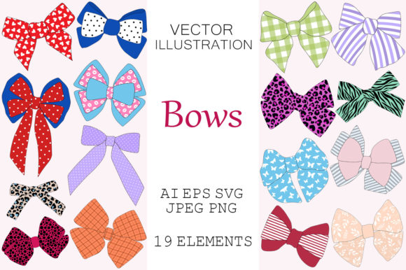 Bows SVG: A Romantic Embroidery Design for Real Projects