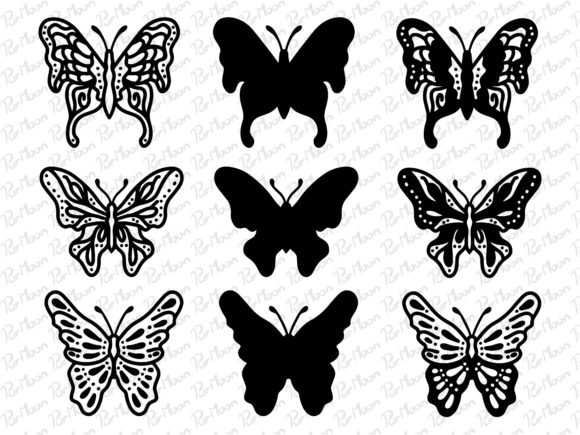 Butterfly Line Art: A Versatile Embroidery Design for Real Projects