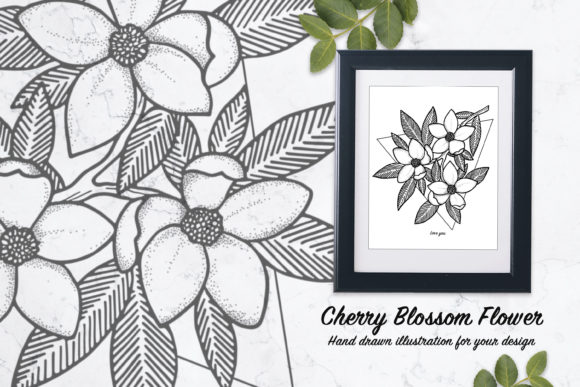 Cherry Blossom Flower. Tattoo: A Delicate Design for Thoughtful Projects