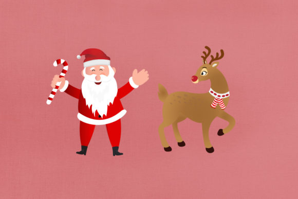 Christmas Santa with Stick and Stag Review for Embroidery Projects