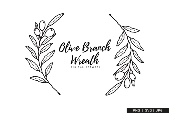 Olive Branch Hand Drawn: A Thoughtful Design for Real Embroidery Projects