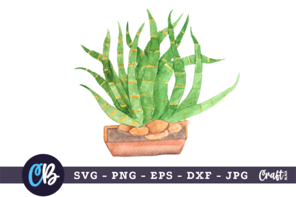 Watercolor Cactus Clipart for Embroidery Projects