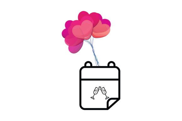 Wedding Celebration Date Love Balloon Embroidery Design Review